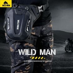 WILD MAN WILDMAN MOTO TAŠKA NA NOHY L1 ČERNÁ/ČERNÁ