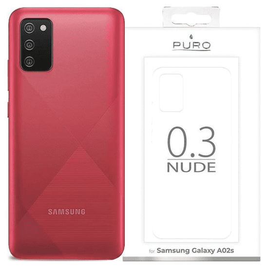 Puro PURO NUDE 0.3 SAMSUNG A02S A025 TRANSPARENTNÍ SGA02S03NUDETR