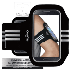 Puro PURO ARMBAND UNIVERSAL 5" ČERNÝ UNIBANDBLK