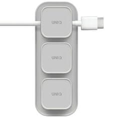 UNIQ UNIQ POD MAG MAGNETICKÝ ORGANIZÉR KABELŮ + ZÁKLADNA ŠEDÁ/KŘÍDOVĚ ŠEDÁ