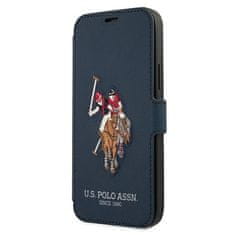 U.S. Polo Assn. US POLO USFLBKP12LPUGFLNV IPHONE 12 PRO MAX 6,7" TMAVĚ MODRÁ/NÁMOŘNICKÁ KNIHA POLO EMBROIDERY COLLECTION