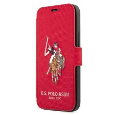 U.S. Polo Assn. US POLO USFLBKP12LPUGFLRE IPHONE 12 PRO MAX 6,7" ČERVENÁ/ČERVENÁ KNIHA POLO EMBROIDERY COLLECTION