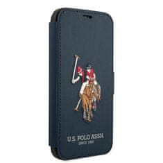 U.S. Polo Assn. US POLO USFLBKP12LPUGFLNV IPHONE 12 PRO MAX 6,7" TMAVĚ MODRÁ/NÁMOŘNICKÁ KNIHA POLO EMBROIDERY COLLECTION