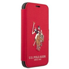 U.S. Polo Assn. US POLO USFLBKP12LPUGFLRE IPHONE 12 PRO MAX 6,7" ČERVENÁ/ČERVENÁ KNIHA POLO EMBROIDERY COLLECTION