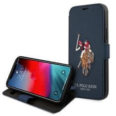 U.S. Polo Assn. US POLO USFLBKP12LPUGFLNV IPHONE 12 PRO MAX 6,7" TMAVĚ MODRÁ/NÁMOŘNICKÁ KNIHA POLO EMBROIDERY COLLECTION