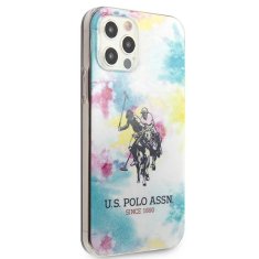 U.S. Polo Assn. US POLO USHCP12LPCUSML IPHONE 12 PRO MAX 6,7" VÍCEBAREVNÁ KOLEKCE KRAVAT A BARVIV