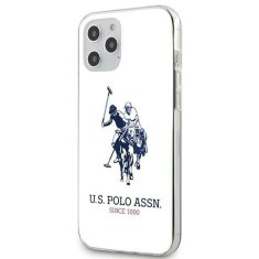 U.S. Polo Assn. US POLO USHCP12MTPUHRWH IPHONE 12/12 PRO 6,1" BÍLÁ/BÍLÁ LESKLÉ VELKÉ LOGO