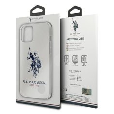 U.S. Polo Assn. US POLO USHCP12MTPUHRWH IPHONE 12/12 PRO 6,1" BÍLÁ/BÍLÁ LESKLÉ VELKÉ LOGO