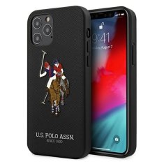 U.S. Polo Assn. US POLO USHCP12LPUGFLBK IPHONE 12 PRO MAX 6,7" ČERNÁ/ČERNÁ KOLEKCE VÝŠIVEK POLO