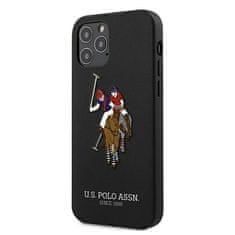 U.S. Polo Assn. US POLO USHCP12LPUGFLBK IPHONE 12 PRO MAX 6,7" ČERNÁ/ČERNÁ KOLEKCE VÝŠIVEK POLO