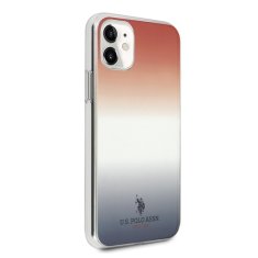 U.S. Polo Assn. US POLO USHCN61TRDGRB IPHONE 11 ČERVENO-MODRÁ/MODRÁ A ČERVENÁ KOLEKCE VZORŮ PŘECHODŮ