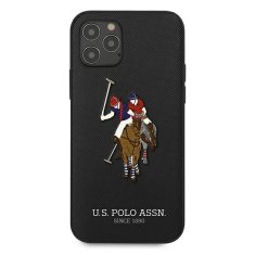 U.S. Polo Assn. US POLO USHCP12LPUGFLBK IPHONE 12 PRO MAX 6,7" ČERNÁ/ČERNÁ KOLEKCE VÝŠIVEK POLO