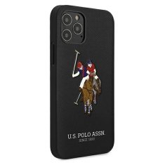 U.S. Polo Assn. US POLO USHCP12LPUGFLBK IPHONE 12 PRO MAX 6,7" ČERNÁ/ČERNÁ KOLEKCE VÝŠIVEK POLO