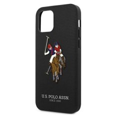 U.S. Polo Assn. US POLO USHCP12MPUGFLBK IPHONE 12/12 PRO 6,1" ČERNÁ/ČERNÁ KOLEKCE VÝŠIVEK POLO