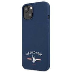 U.S. Polo Assn. US POLO USHCP13SSFGV IPHONE 13 MINI 5,4" TMAVĚ MODRÁ/NÁMOŘNICKÁ SILIKONOVÁ KOLEKCE