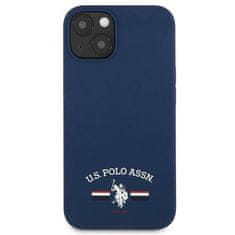 U.S. Polo Assn. US POLO USHCP13SSFGV IPHONE 13 MINI 5,4" TMAVĚ MODRÁ/NÁMOŘNICKÁ SILIKONOVÁ KOLEKCE