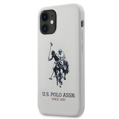 U.S. Polo Assn. US POLO USHCP12SSLHRWH IPHONE 12 MINI 5,4" BÍLÁ/BÍLÁ SILIKONOVÁ KOLEKCE