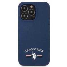 U.S. Polo Assn. US POLO USHCP13XSFGV IPHONE 13 PRO MAX 6,7" TMAVĚ MODRÁ/NÁMOŘNICKÁ KOLEKCE SILIKONU