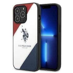 U.S. Polo Assn. US POLO USHCP14LPSO3 IPHONE 14 PRO 6,1" BÍLÁ/BÍLÁ TRICOLOR EMBOSSED