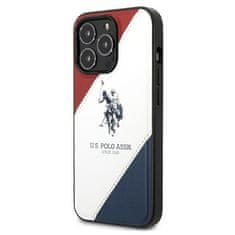 U.S. Polo Assn. US POLO USHCP14LPSO3 IPHONE 14 PRO 6,1" BÍLÁ/BÍLÁ TRICOLOR EMBOSSED