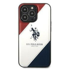 U.S. Polo Assn. US POLO USHCP14LPSO3 IPHONE 14 PRO 6,1" BÍLÁ/BÍLÁ TRICOLOR EMBOSSED