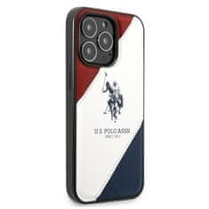 U.S. Polo Assn. US POLO USHCP14LPSO3 IPHONE 14 PRO 6,1" BÍLÁ/BÍLÁ TRICOLOR EMBOSSED