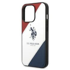 U.S. Polo Assn. US POLO USHCP14LPSO3 IPHONE 14 PRO 6,1" BÍLÁ/BÍLÁ TRICOLOR EMBOSSED