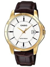 Casio Pánské analogové hodinky Odoongo hnědo-zlatá One size