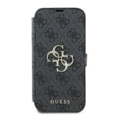 UNBRANDED GUESS GUBKP16M4GMGGR IPHONE 16 PLUS 6,7" ČERNÁ/ČERNÁ KNIHA 4G KOVOVÉ LOGO