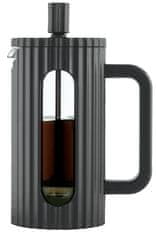 KLAUSBERG Skleněný french press na čaj 350 ml černý KLAUSBERG KB-7741