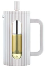 KLAUSBERG Skleněný french press na čaj 350 ml krémový KLAUSBERG KB-7743