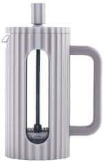 KLAUSBERG Skleněný french press na čaj 350 ml šedý KLAUSBERG KB-7742