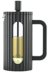 KLAUSBERG Skleněný french press na čaj 350 ml černý KLAUSBERG KB-7741