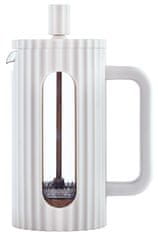 KLAUSBERG Skleněný french press na čaj 350 ml krémový KLAUSBERG KB-7743