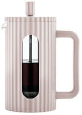 KLAUSBERG Skleněný french press na čaj 600 ml béžový KLAUSBERG KB-7749