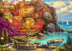 Grafika Puzzle Krásný den v Cinque Terre 1000 dílků