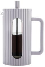 KLAUSBERG Skleněný french press kávovar na čaj 1000 ml šedý KLAUSBERG KB-7752