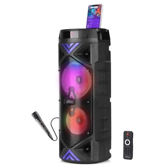 Media-Tech Přenosný karaoke Bluetooth reproduktor FUNBOX KEG PRO MT3182 s mikrofonem