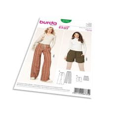 Burda Střih Burda 6735 - Široké kalhoty, šortky