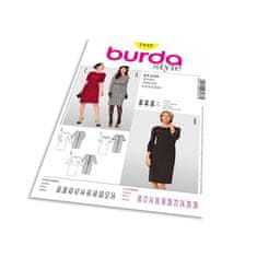 Burda Střih Burda 7137 - Pouzdrové šaty, šaty s límečkem