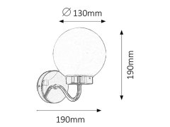 Rabalux Rabalux koupelnové svítidlo Togo E14 1x MAX 40W bílá IP44 5827