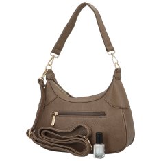 Coveri WORLD Módní dámská koženková crossbody kabelka Coveri Miya, khaki