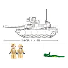 Sluban Model Bricks M38-B0892 Bitevní tank M1A2 Abrams