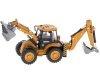 Bagr s nakladačem, buldozer s lžící Kovový model H-toys 1704 1:50