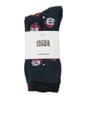 Jack&Jones 5 PACK - pánské ponožky JACXMAS 12266871 Scarab