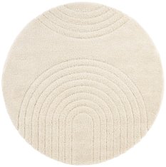 Mint Rugs Kusový koberec Norwalk 105104 cream kruh 160x160 (průměr) kruh