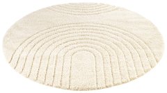 Mint Rugs Kusový koberec Norwalk 105104 cream kruh 160x160 (průměr) kruh