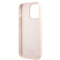 Karl Lagerfeld KLHMP13XSSKCI hard silikonové pouzdro iPhone 13 Pro MAX 6.7" light pink Silicone Karl & Choupette Magsafe