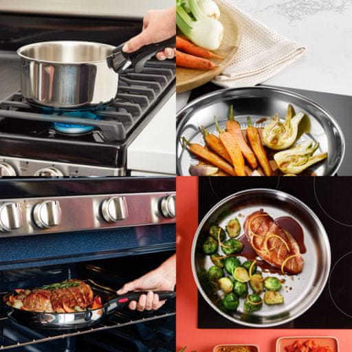 Tefal Cook Eat Ingenio, 15dílná sada kuchyňského nádobí L881SF04 