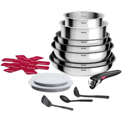 Tefal Cook Eat Ingenio, 15dílná sada kuchyňského nádobí L881SF04  